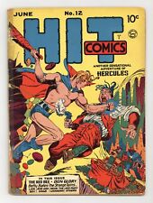 Hit Comics #12 FR 1.0 1941 picture