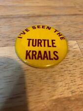 Vintage Pin I’ve Seen The TURTLE KRAALS SAVE THE TURTLES VSCO GIRLS picture