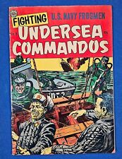 1953 Fighting Undersea Commandos #5 Avon War Comic Classic Cover Navy Frogman VG picture