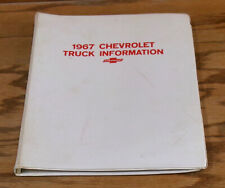 Original 1967 Chevrolet Truck Information Dealer Album w/ 10 Sales Brochures 67 picture