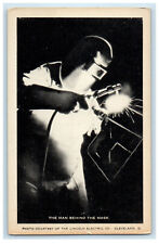 1941 Welding Scene, Man Behind The Mask, Lincoln Electric Co. Artvue Postcard picture