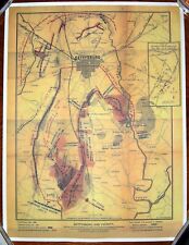 High Quality July 1863 Map Of Gettysburg, Pennsylvania picture