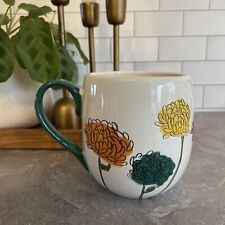 Lang by Design Group Floral Multicolor Chrysanthemum Mug Oversized 4.5”x3.75” picture