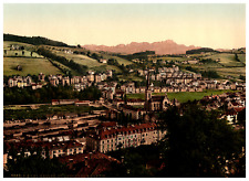 Suisse, St. Gallen, St. Leonhard bei St. Gallen with the Säntis vintage albums p picture