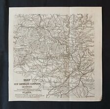 1865 Civil War Map Of General Sherman's Campaign In Georgia By H.H. Lloyd picture