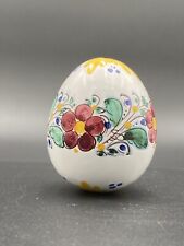 Vtg Italian Painted Pottery Egg  picture