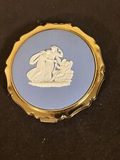 Vintage 1970’s Stratton English Blue Wedgwood Japerware Compact picture