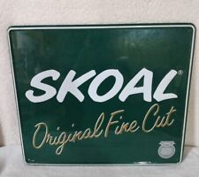 Skoal Original Fine Cut Metal Embossed Store Sign picture