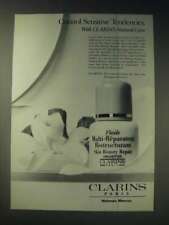 1989 Clarins Skin Beauty Repair Ad - Control sensitive tendencies picture