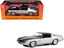1979 Chevrolet Camaro Rally Sport Silver Metallic and Black with Red Stripes picture