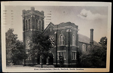 Vintage Postcard 1950 First Presbyterian Church, Sanford, North Carolina (NC) picture