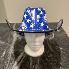 Bud Light Cowboy Hat Beer Box Cardboard - New With Tags. One Size Adult picture