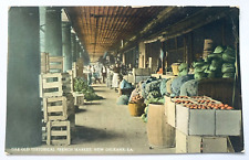 Old Historic French Market New Orleans J Scordill Vintage Postcard picture