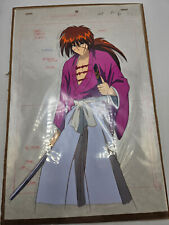 🌟 RARE OVERSIZED Rurouni Kenshin Samurai Anime KEY END A6 PRODUCTION PAN CEL picture