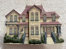 Vintage MCM Burwood Victorian House Wall Plaque Homco #2921 USA 1989 picture