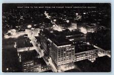 Minneapolis Minnesota Postcard Night View From Foshay Tower Observation c1940s picture