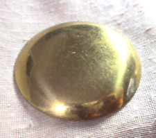 XXL OOAK BEAUTIFUL ANTIQUE HIGHLY POLISHED SHINY BRASS BUTTON - BIG 2 INCHES picture
