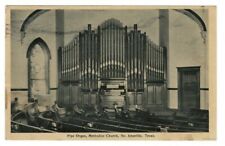 Pipe Organ Methodist Church Amarillo TX 1909 Antique Postcard Photo Lithograph picture