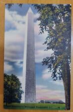 WASHINGTON MONUMENT, WASHINGTON D.C. - 1930-1945 POSTCARD picture