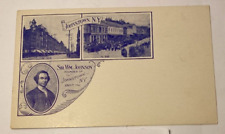 Johnstown, N.Y. Sir Wm. Johnson Founder About 1761 Postcard c1905 UDB picture