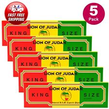 5X Lion of Judah King Size Rolling Papers 5 Booklet (32 Leaves Each) -  picture