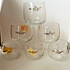 Aeroflot Soviet airlines  glasses Very rare and beautiful USSR. Russian picture