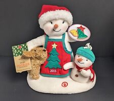 NWT Hallmark Time For Cookies Sound Motion Animated Jingle Pals 2015 Snowman Dog picture