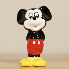 Vintage Walt Disney Productions Mickey Mouse Ceramic Figurine Japan 2.5