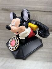 1990's Vintage Telemania Mickey Mouse Desk Phone Collectible Disneyana *Works picture