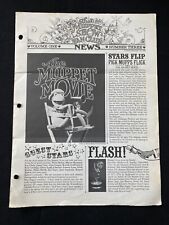 1978 THE MUPPET SHOW FAN CLUB NEWSLETTER VOLUME 1 NUMBER THREE Henson Vintage 3 picture