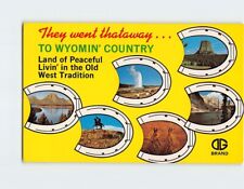 Postcard Famous Places in Wyoming USA picture