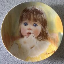 1985 Edwin Knowles Frances Hook Fascination Legacy Collector Plate w/ Box COA  picture