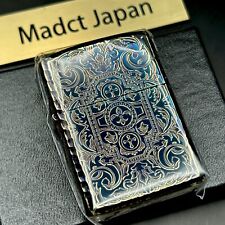 Zippo Armor 5 Sides Arabesque Engraved Antique Brass Japan New picture