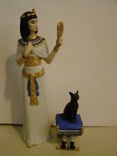 Lenox Princess Collection- Cleopatra w/ Cat & Stool Porcelain Figurine 9