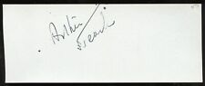 Arthur Treacher d1975 signed autograph auto 2x5 cut Actor in Curly Top & Heidi picture