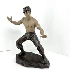 VTG circa 1960's Bruce Lee Kung Fu Ceramic Statue Figurine 8.5