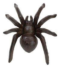 Cast Iron Bronze Finished Arachnid Spider Metal Wall Or Desktop Decor Sculpture picture