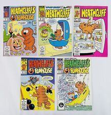 Lot Of 5 Vintage 1980’s HEATHCLIFF Funhouse Comic Books By Marvel/Star Comics picture