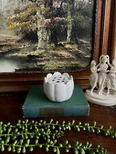 Vintage Chinese Porcelain Blanc de Chine Lotus Flower Frog picture