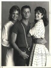 1989 Press Photo Lindsay Frost, Grant Show, Cynthia Gibb in 