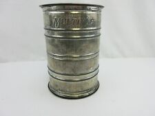 1930s Bromwell's Multiple Sifter Green Handle Flour Sifter Tin Kitchen picture