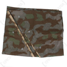 Splinter Zeltbahn - WW2 Repro German Shelter Basha Army Camouflage Military New picture