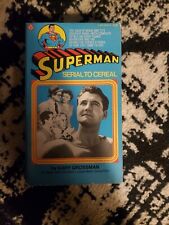 Superman Serial to Cereal by Gary Grossman 1976 Paperback Book picture