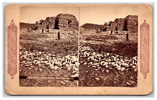 PECOS PUEBLO RUINS C.1880 Cicuye Pueblo ~ Pecos Pueblo Indians Native AMericans picture