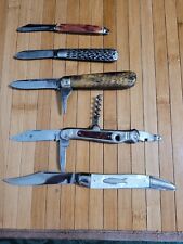 5 Vtg VOLUNTEER ARDOBO Solingen IMPERIAL I.K. Prov. Folding Pocket Knives.OBO  picture