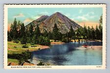 Sun Fish Lake CA-California, Black Butte Vintage Souvenir Postcard picture
