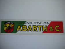 Classic Abarth  - Fiat  Competition Race Sticker picture