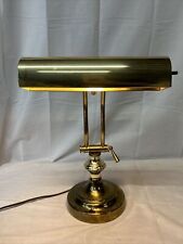 Vintage Brass Banker Lamp Art Deco Table Desk Industrial Adjustable Articulating picture