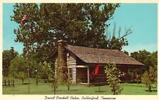 Postcard TN Rutherford Tenn David Crockett Cabin 1962 Chrome Vintage PC G6387 picture