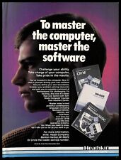 1984 Heathkit/Zenith Computer Courses PRINT AD Retro Software Microsoft PC picture
